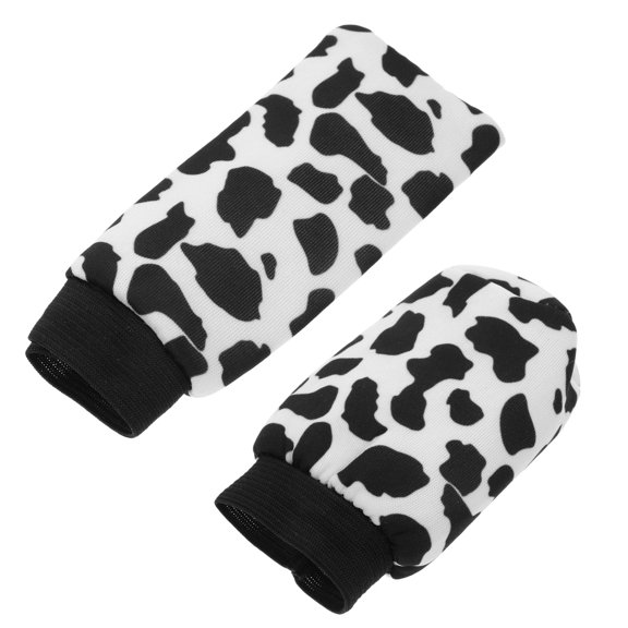 FELTECHELECTR 1 Set Gear Knob Cover Multi Knitted Fabric Car Use 13.00X5.50X0.30CM