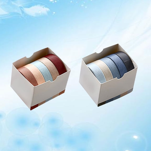 FELTECHELECTR 10 Rolls Creative Washi Paper Tape Colored Stickers for DIY Projects Parties Decor Artistic Crafting