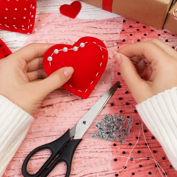 FELTECHELECTR  100 Pcs Bag Rivets Round Cap Stud Diy Mushroom Shaped Punk Style