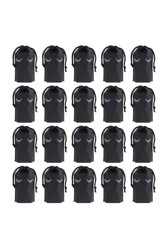 100Pcs Cosmetics Holding Bag EVA Compact for Business Trip