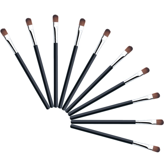 FELTECHELECTR 100Pcs Eyeshadow Blending Brush for Women Eye Makeup Application Multi Color Round Shape for Personal Use