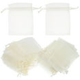 thumbnail image 1 of FELTECHELECTR 100Pcs Mini Pouch Small Jewelry Bags with Elegant Mesh Design, 1 of 8