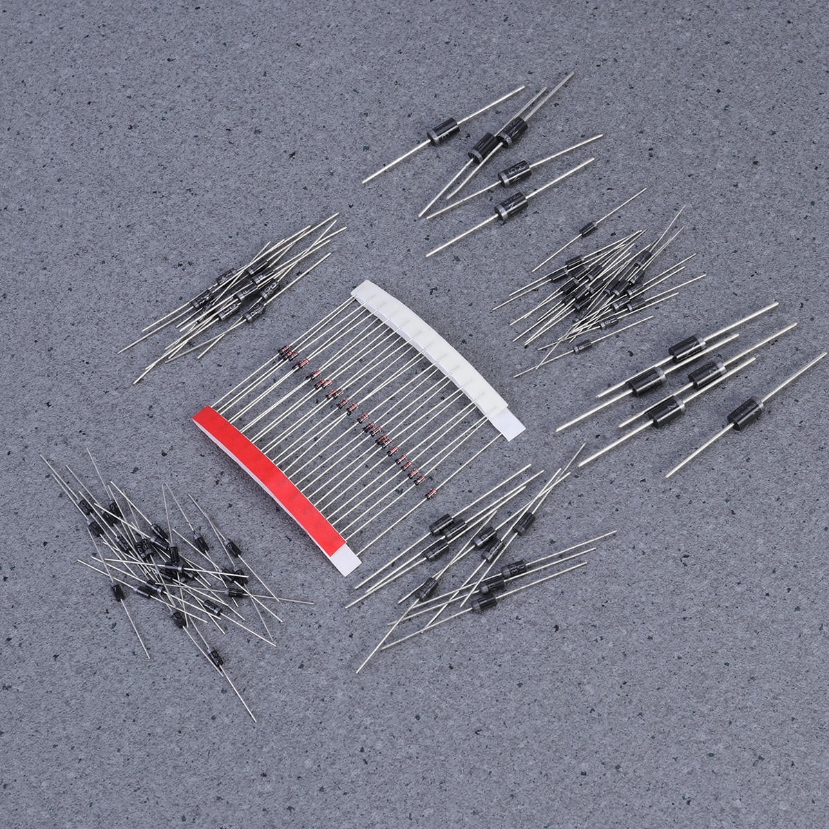 FELTECHELECTR 100Pcs Rectifier Diode Kit For Electronics Components ...