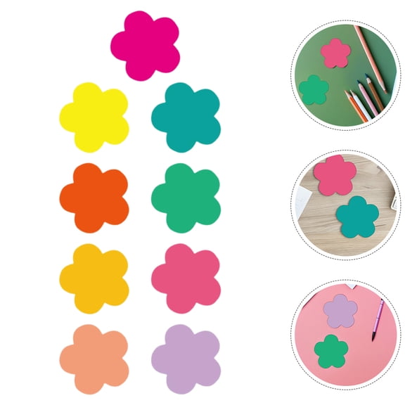 FELTECHELECTR 108-Piece Flower Paper Cutouts, Cardstock Craft Supplies for Bulletin Boards and Spring Decorations