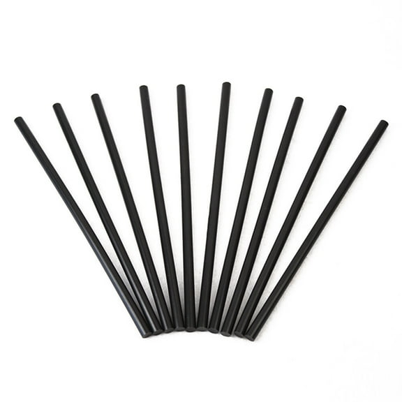 FELTECHELECTR Black Glue Sticks 10Pcs 9.8In Length Fast Curing Hot Melt Adhesive