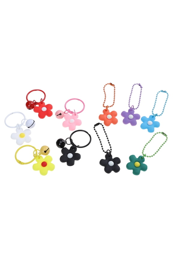 10Pcs Hanging Key Holder Adorable Design Assorted Color for Women Backpacks