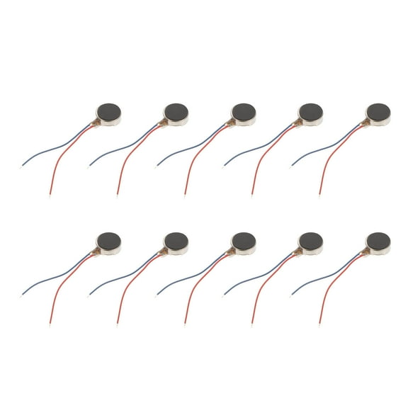 FELTECHELECTR 10Pcs Motor Electric Mini 4X0.8X0.3Cm for Electronic Product Components