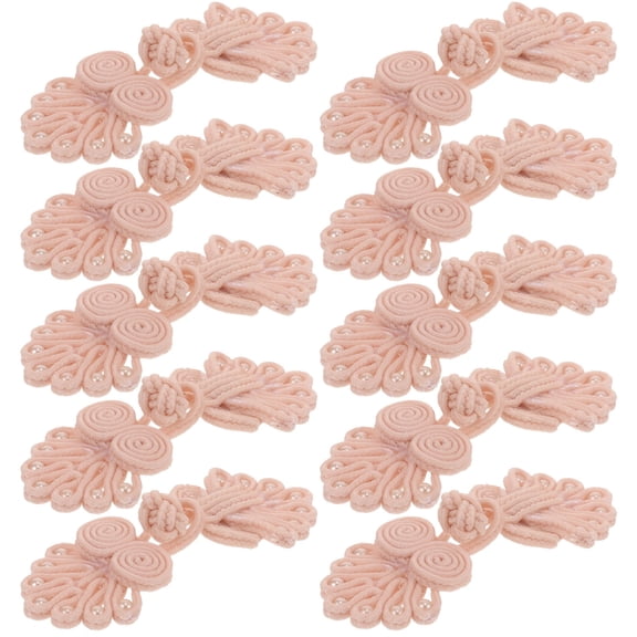 FELTECHELECTR Buttons for Sewing Clothes Closure Buttons Pink Nylon 10Pcs 2.36X0.98X0.39in