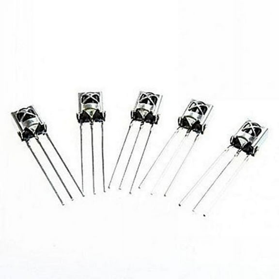 FELTECHELECTR 10Pcs Rectangular Ir Receiver With Plastic Material For Signal Reception Tech Enthusiasts