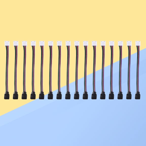 FELTECHELECTR 10Pcs Rgb Led Light Strip Connector Solderless Connection For Lighting System Installation