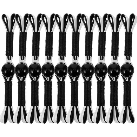 FELTECHELECTR 10Pcs Scratch-Resistant Buttons for Cheongsam Clothes Closure Black White 4.00X1.50X1.00in