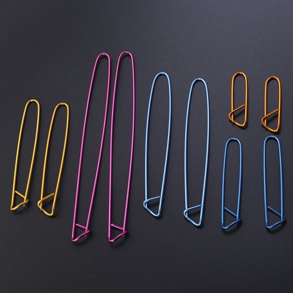 FELTECHELECTR 10-Pack Holders for Knitting Blankets, Scarves, Quilts Clips, Crafting Tools