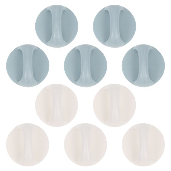 FELTECHELECTR 10pcs Self-Adhesive Window Handles White for