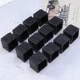 thumbnail image 1 of FELTECHELECTR 12Pcs Chair Leg Floor Protectors Black Silicone Furniture Feet Covers for Edges 31 36mm, 1 of 8