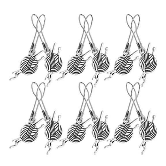 FELTECHELECTR 12Pcs Removable Stitch Markers for Knitting and Crocheting Crafts