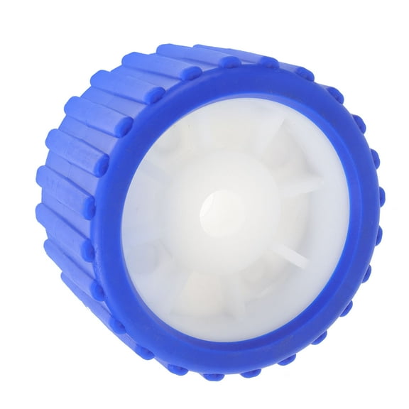 FELTECHELECTR 1Pack Blue PVC Trailer Roller for Boat Trailer Outdoor Use 11.5X7In