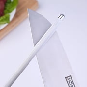 FELTECHELECTR 12 Inch Carbon Steel Sharpener Professional Sharpening Tool for Chefs and Home Kitchen Use
