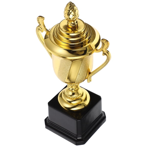 FELTECHELECTR 1Pack Competition Trophy with Plastic Metal Material for Award Ceremonies Chic Design 8.29X4.72X2.36in