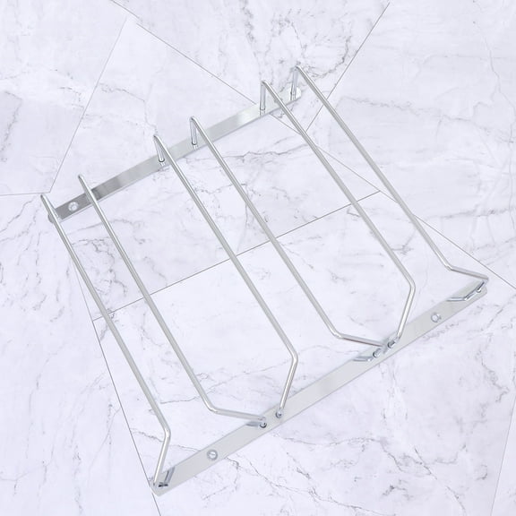 FELTECHELECTR 1Pack Goblets Hanging Rack Easy to Clean Stemware Glass Rack for Kitchen Bar Homeowners