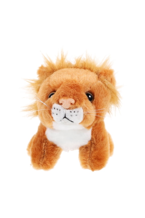 1Pack Lion Keychains PP Cotton and Short Plush Material for Children's Bag Pendant