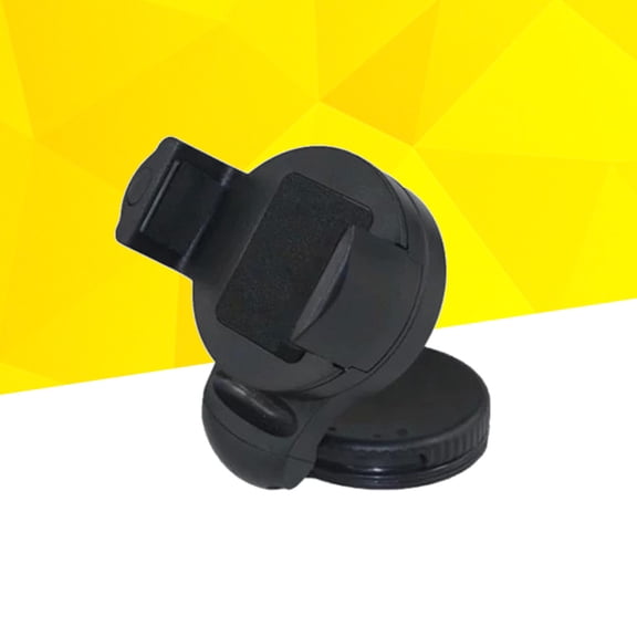 FELTECHELECTR 1-Pack Black Rotatable Mobile Phone Holder for Car Dashboard, Adjustable Grip, Compact 3.4x2.2x2.4in Design