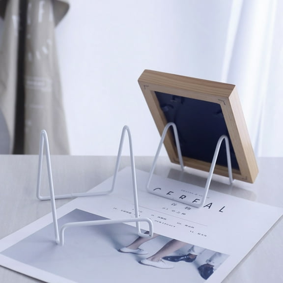 FELTECHELECTR 1Pack Photo Frame Ornament Silver Rectangle Metal with Wrought Iron for Home Use and present Giving