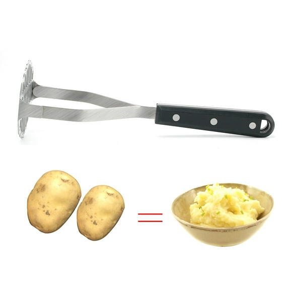 FELTECHELECTR 1Pack Stainless Steel Potato Ricer Rectangular For Kitchen Cooking Utensils 11.8x3.5x1.8in