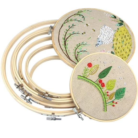 FELTECHELECTR 1Pack Stitch Circle Embroidery for Craft Projects 12 Inch