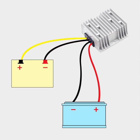 FELTECHELECTR 1Pack TBS1224C240Z Square Metal Power Adapter for Engineers 7.4x7.4x3.
