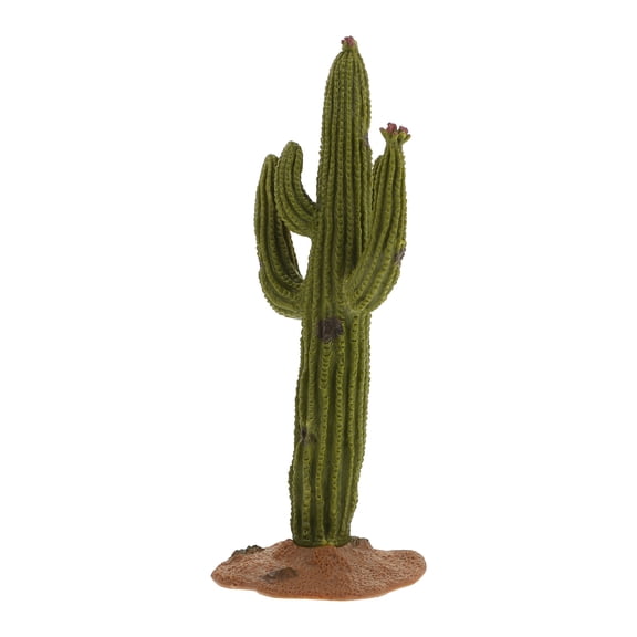 FELTECHELECTR Decorative Artificial Cactus Micro Cactus Model Green 1PC 5.5x2.2x2.2in