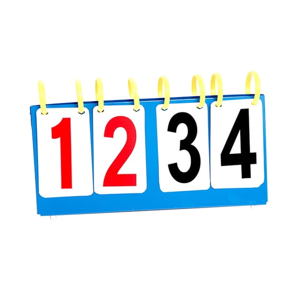 FELTECHELECTR 1Pcs 4 Rectangular Score Keeper for Table Tennis Waterproof PVC Material