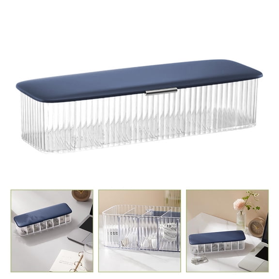 FELTECHELECTR 1Pcs ABS Cable Storage Organizer for Table Multi-grid Design 28.6in