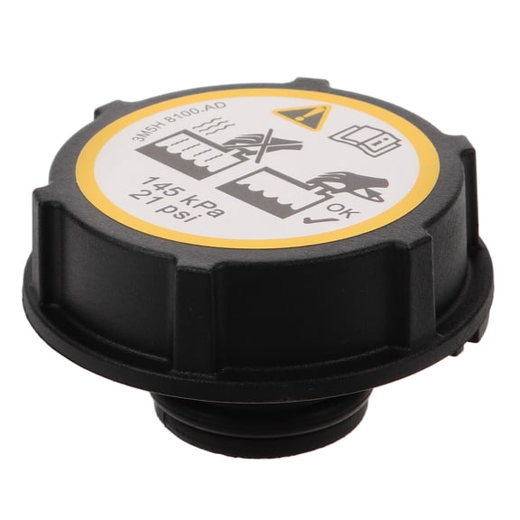 FELTECHELECTR 1Pcs Black Abs Expansion Tank Cap For Car Reservoir Cover