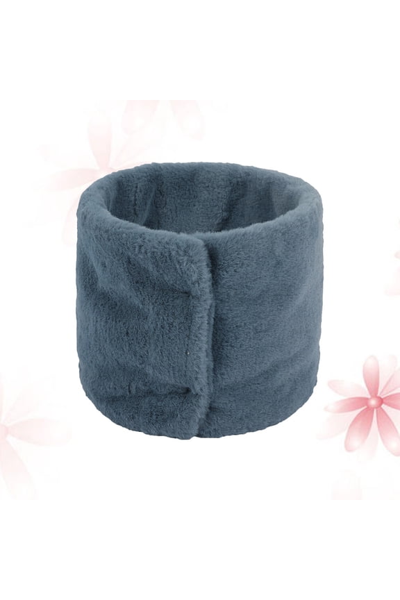 1Pcs Classic Design Dark Blue Windproof Protection Scarf for Neckwear in Fall and Winter 22.4*5.9in