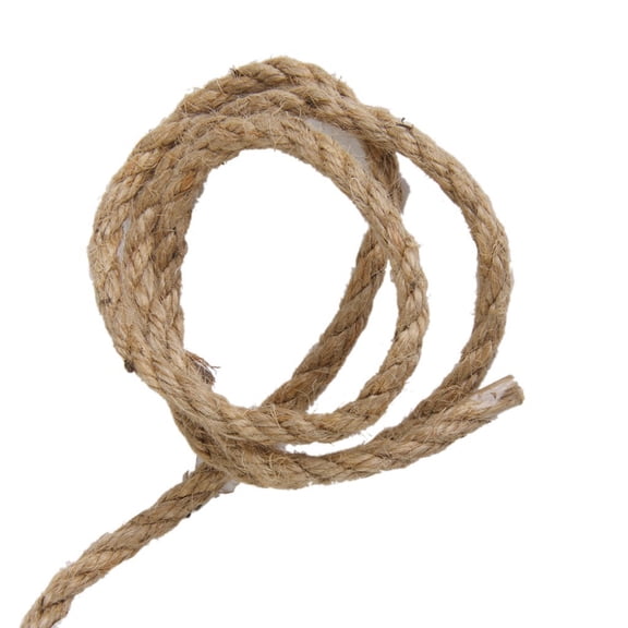 FELTECHELECTR Macrame Cord Jute Rope Khaki 6mm x 393.7in Natural Twine for Crafting and Handmade Projects