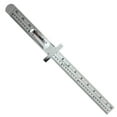 thumbnail image 1 of FELTECHELECTR 1Pcs Metal Pocket Ruler Measuring Gauge for Sewing Supplies and DIY Craft Projects 6.68X0.47X0.39in, 1 of 8