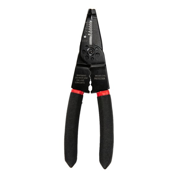 FELTECHELECTR Multi Functional Wire Cutting Tool Plier Rubber Black for Electrical Work 1Pack