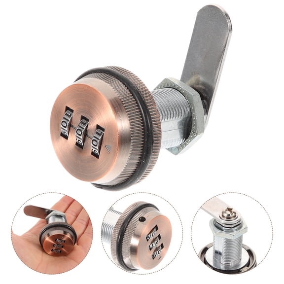 FELTECHELECTR 1Pcs Secure Drawer Lock for Office Use Metal Anti-theft Professional Design