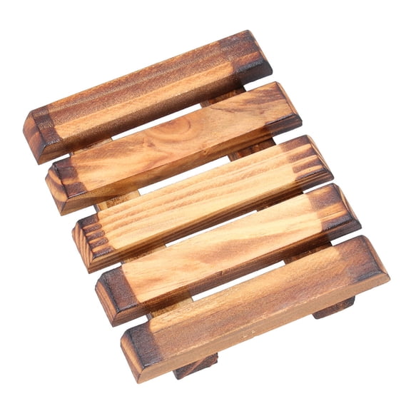 FELTECHELECTR 1Pcs Soap Dish Wood Multi Color 10x8in for Counter Top