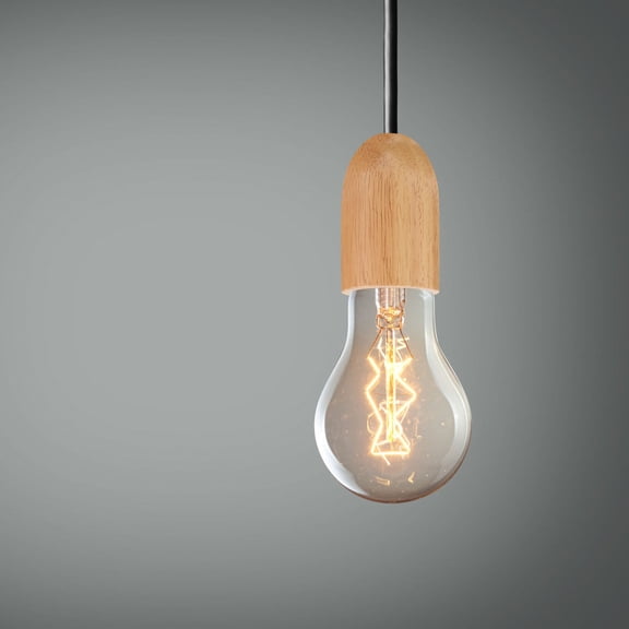 FELTECHELECTR Bulb Socket Wood 1Pcs for Wall Lamp