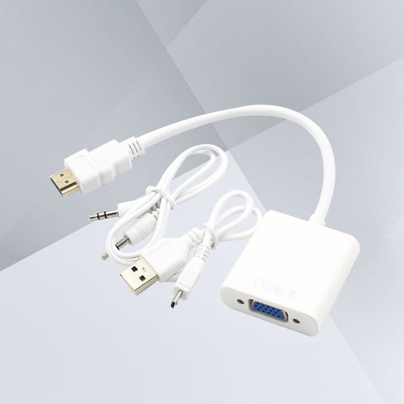FELTECHELECTR 1Pcs to VGA Adapter for Laptop to Monitor Adaption