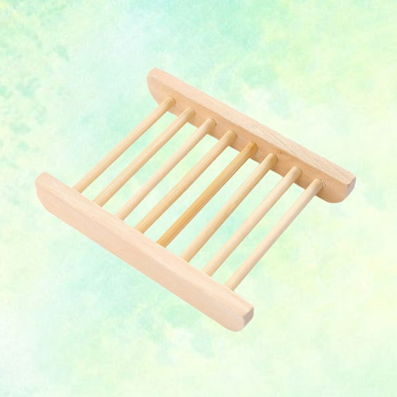 FELTECHELECTR 1Piece Khaki Rectangular Rustic Soap Dish For Bathroom Use 11.8X3.5X0.7In