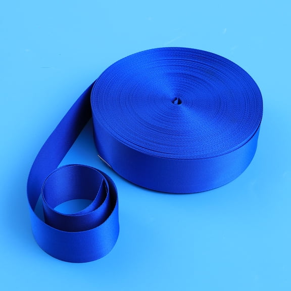 FELTECHELECTR 1Set Blue Polyester Webbing 45m Length 5cm Width for Diy Straps and Outdoor Gear
