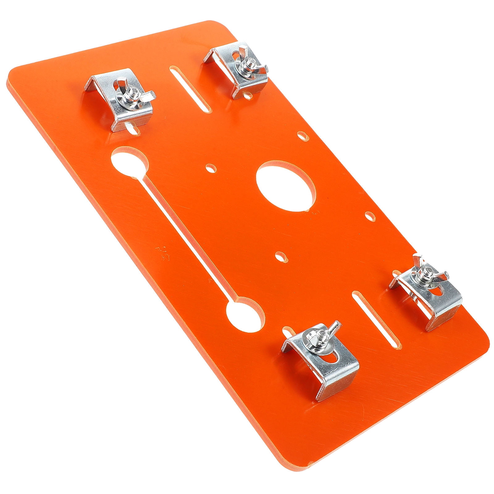 Serplex Circular Saw Guide Rail Bottom Plate for Woodworking with Etched Scale Base 28x20cm 2PCS