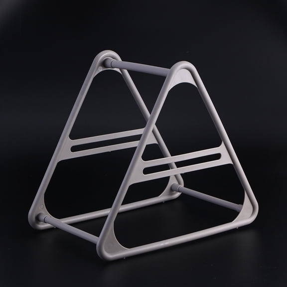 FELTECHELECTR Clothes Hanger Stand with Clothespins Holder Rack, PP Material, 1 Set for Home Laundry Organization