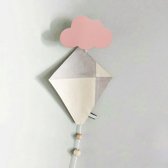 FELTECHELECTR 1Set Decorative Wall Hooks Cloud Shape for Kids Room