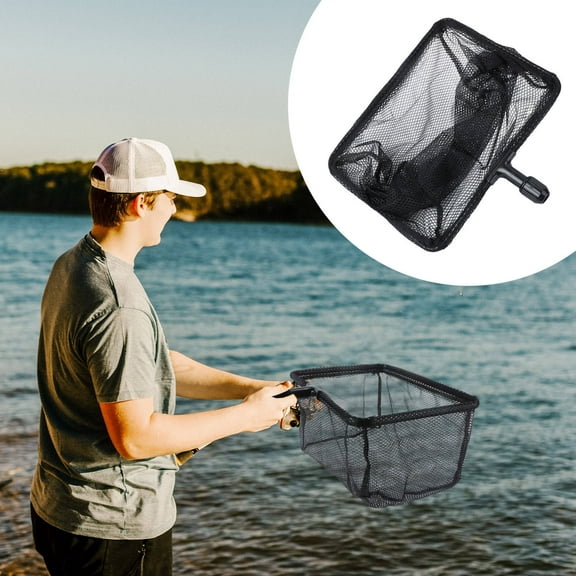 FELTECHELECTR Telescopic Extendable Net Net Black Nylon 1Pack