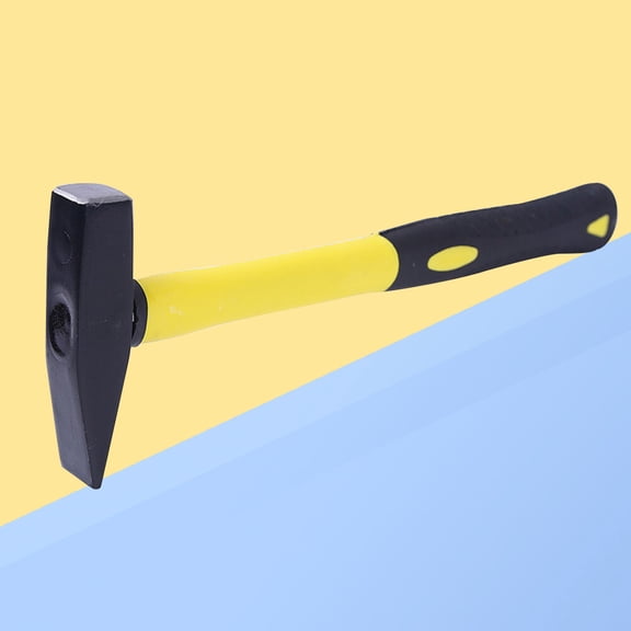 FELTECHELECTR Fitter Hammer with Handle, Carbon Steel Flat for Metal Fabrication, Woodworking, Engineering Tasks - 1 Set