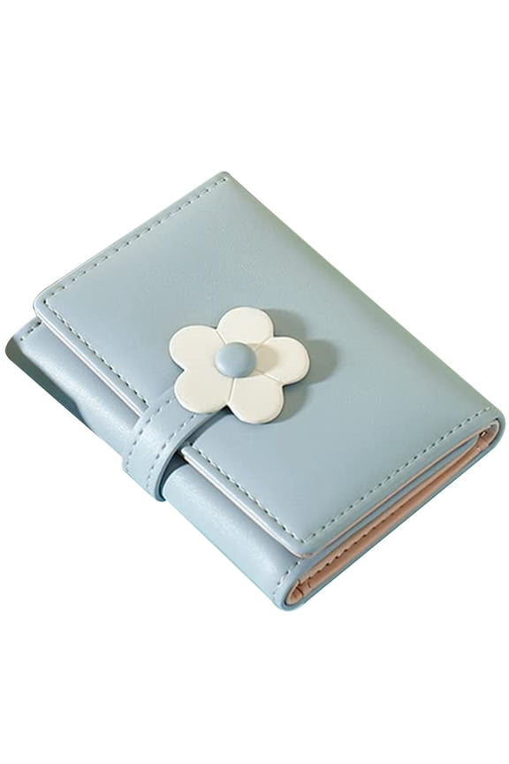 1Set Folded Nylon Thread Purse Korean-Style Change Purse for Small Wallet Female Use 4.24X3.14X0.98in