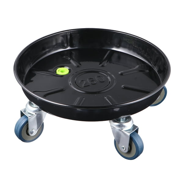 FELTECHELECTR 1Set Mobile Flower Pot with Smooth Wheels for Garden Home 9.84x9.84x11 Inch